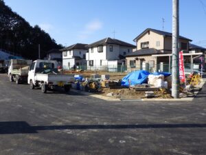 現在造成中です（２月中旬完成予定）(外観)